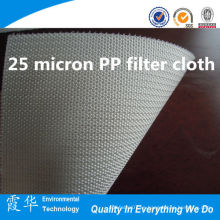 Paño de filtro PP de 25 micras para bolsa de filtro líquido